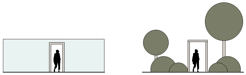 Afmetingen voelen in een tuin anders aan dan in een interieur